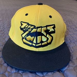 Nasty Pig Logo snap-back cap (yellow/black)